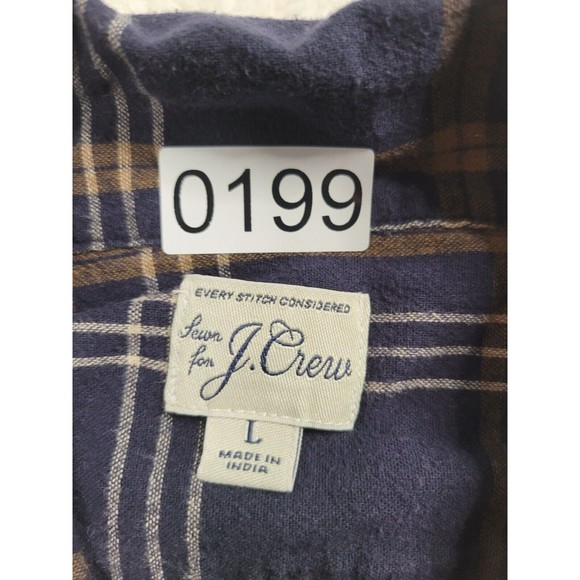 [199] J Crew Button Up Flannel - Picture 4 of 7